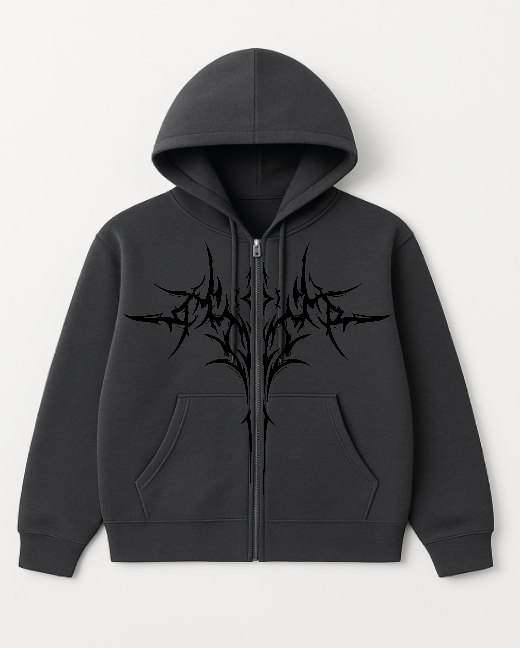 Hoodie Gris Ghotic