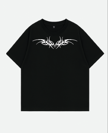 Camiseta De Manga Corta Diseño NeoTribal