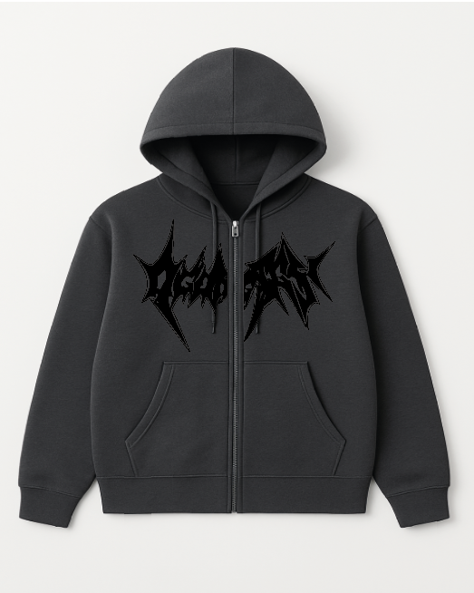 Hoodie Gris Y2k
