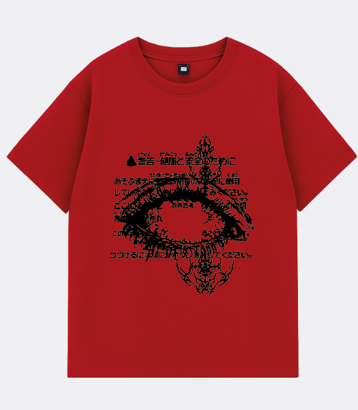 Camiseta De Manga Corta Diseño Ojo Gothic